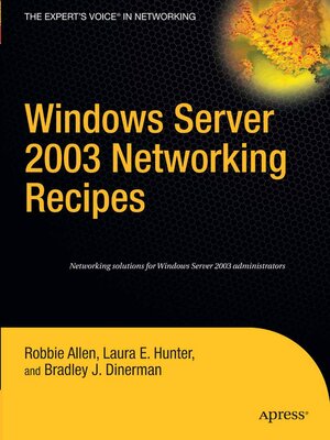 cover image of Windows Server 2003 Networking Recipes